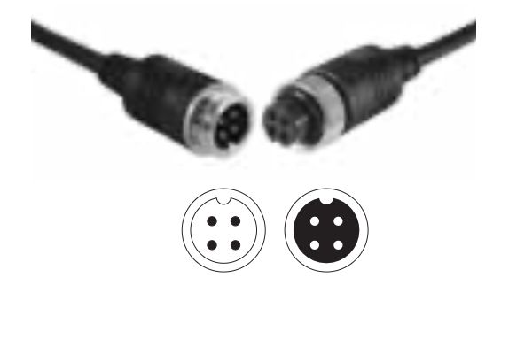 SELECT AHD CAMERA EXTENSION CABLES STANARD 4 PIN