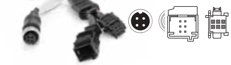 AC-308 - Splitter cable to connect MDR to Mekra 507405 CMS