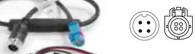 AC-069 - Connects Select camera to MAN/Scania Harman unit without camera prep