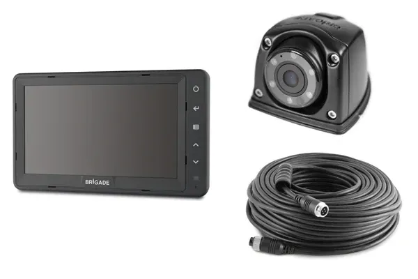 VBV-770H-3100 - 7″ Single AHD eyeball camera monitor system for small rigid vehicles