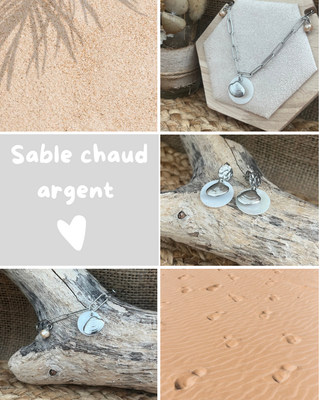 Sable chaud argent 