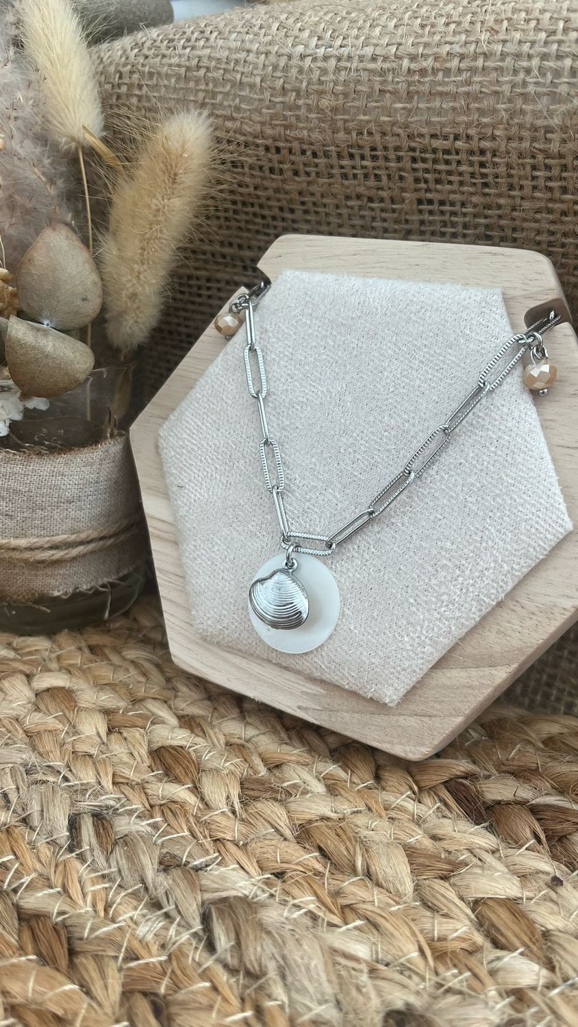 Collier « sable chaud » argent