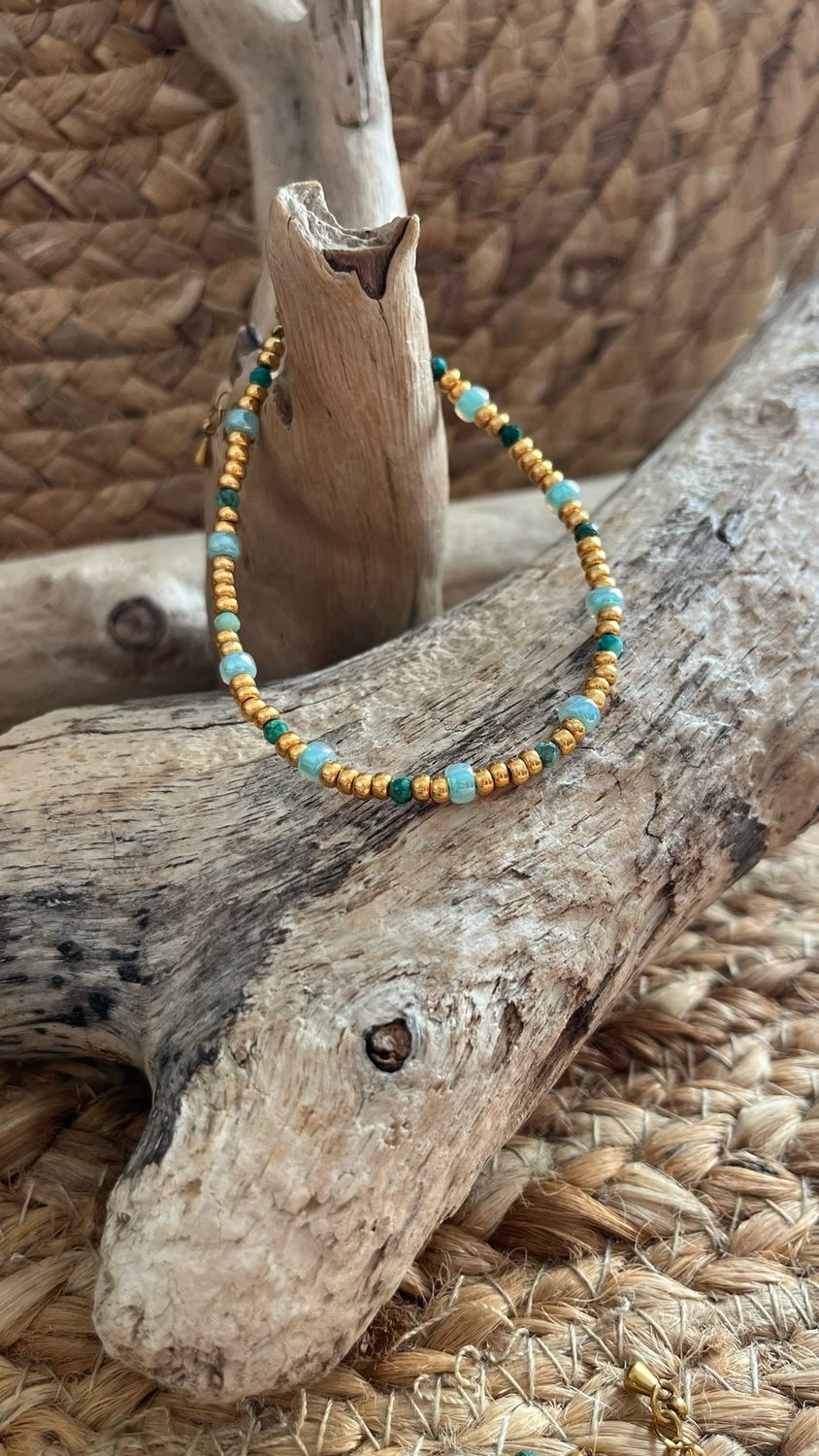 Bracelet « Lumière d’ailleurs » turquoise