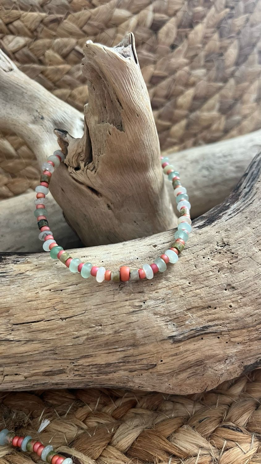 Bracelet « Rose sauvage »