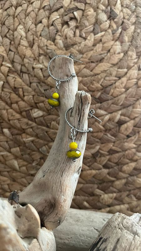 Boucles d’oreille « zeste de vie »