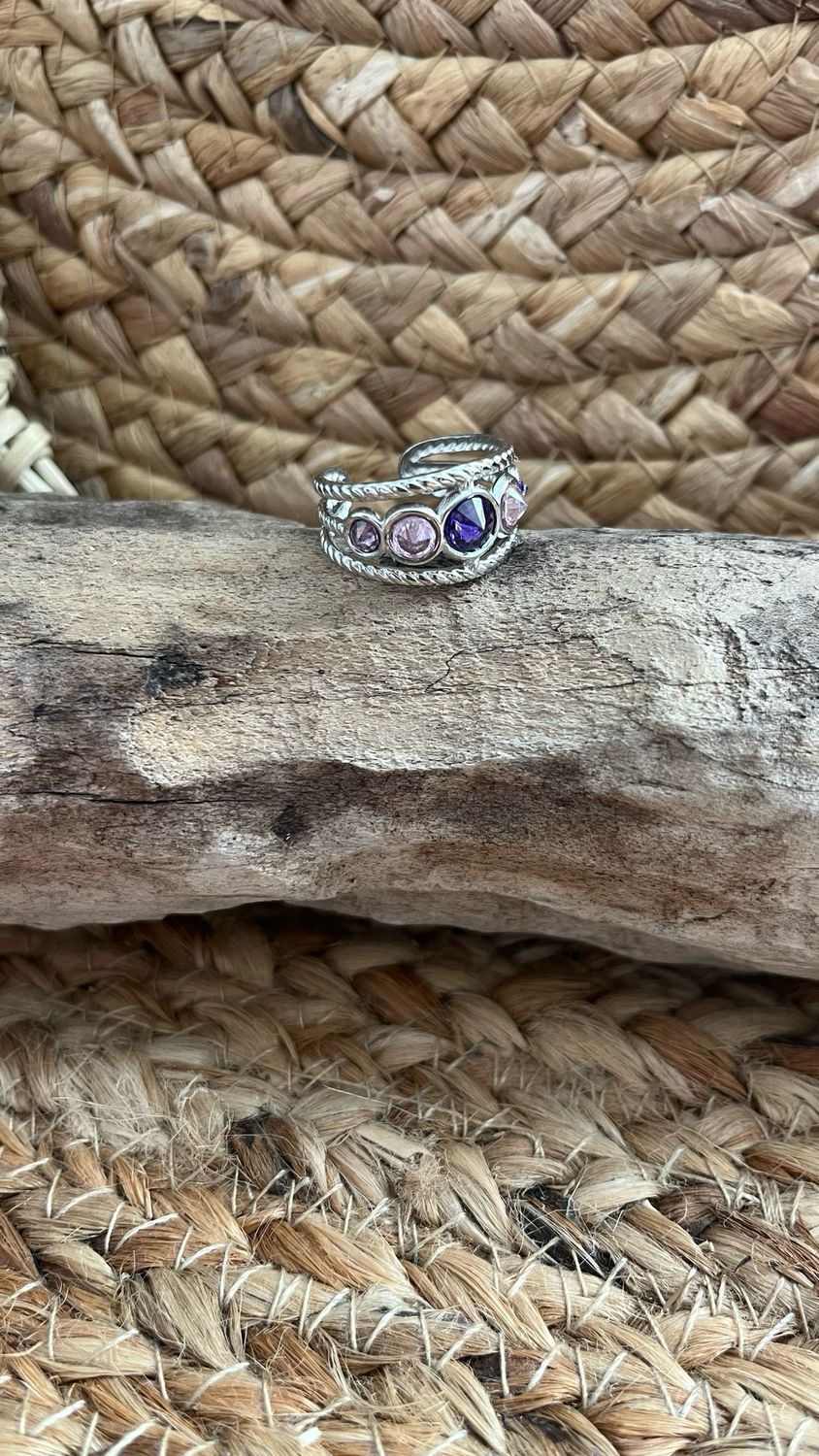 Bague « aurore perlée »