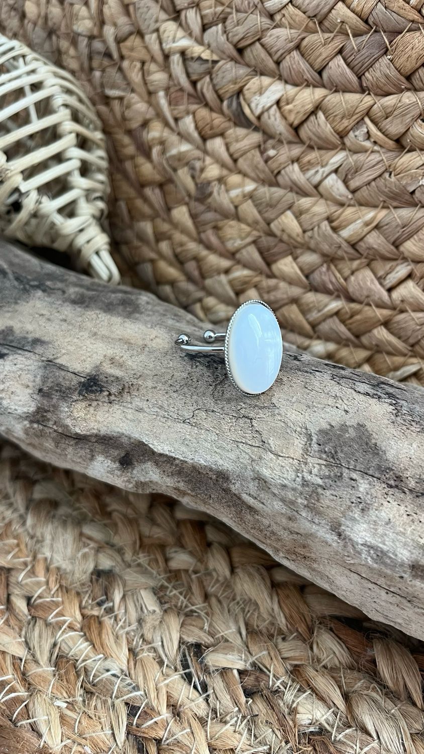 Bague maxi « souffle Indigo »