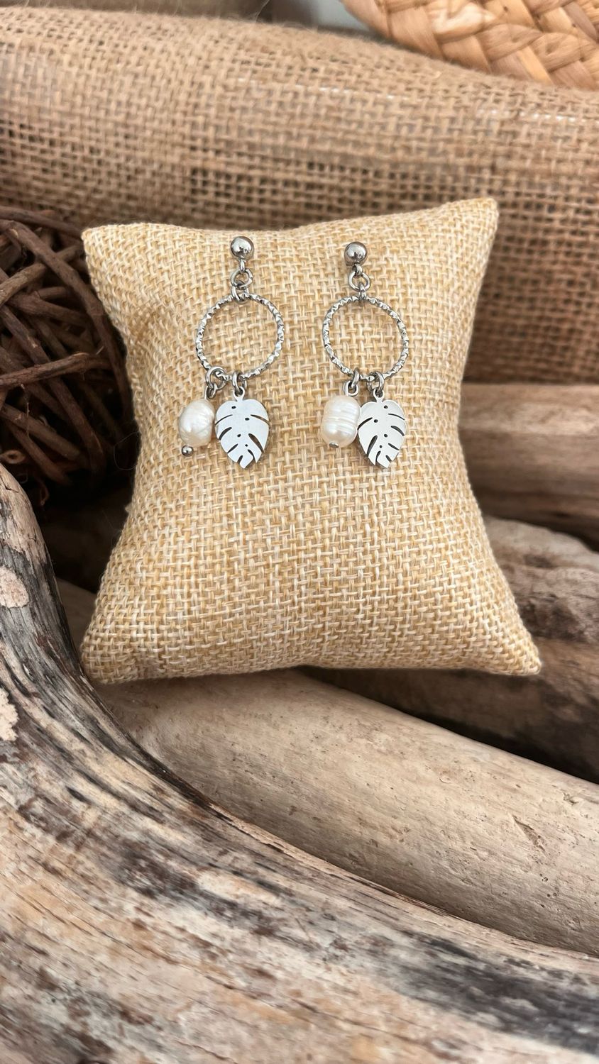 Boucles d’oreille « signature » argent Boucles d’oreille « signature » argent