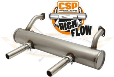 CSP High-Flow Exhaust Beetle '56-'60 1200cc. With heat risers