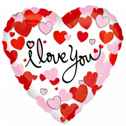 Folienballon I LOVE YOU