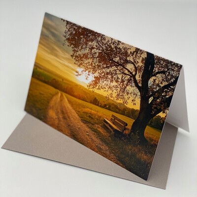 Greeting Card - Landscape Sunset