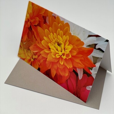 Greeting Card - Red Flower