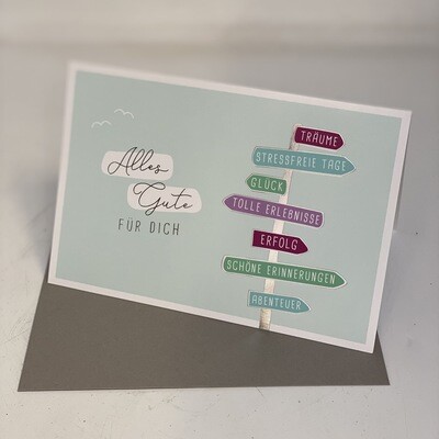Greeting Card - Alles Gute