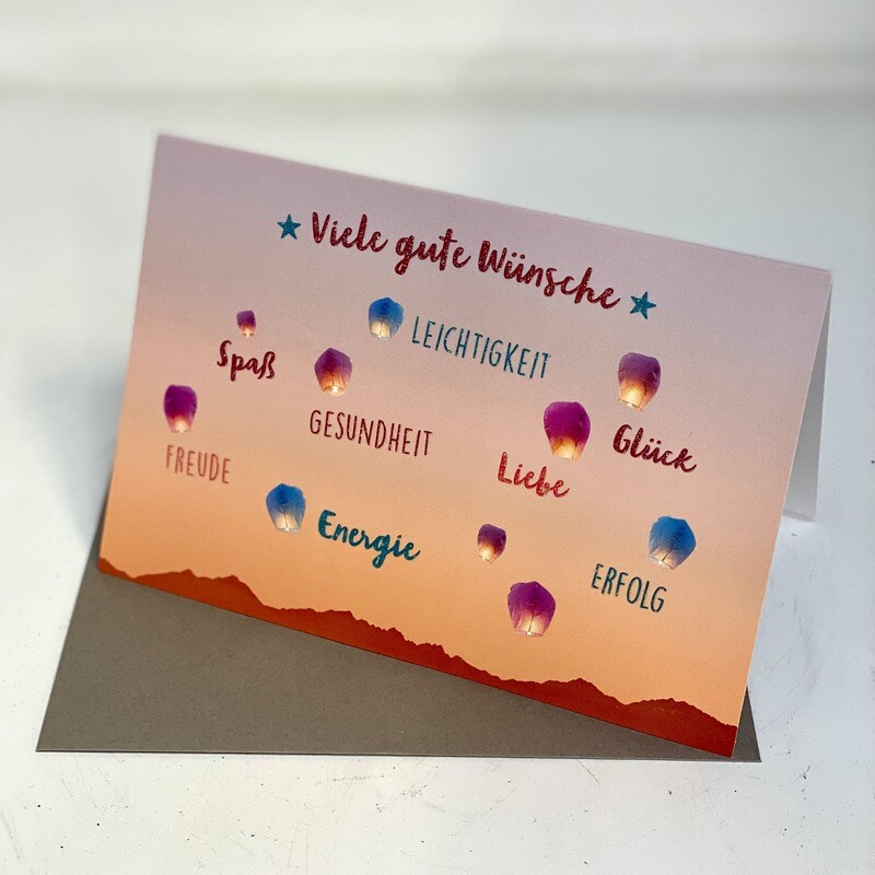 Greeting Card - Viele gute Wünsche