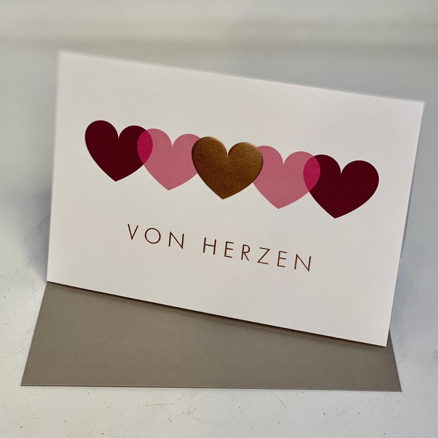 Greeting Card - Von Herzen