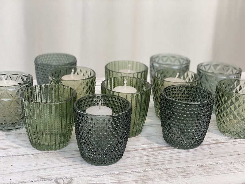 Votive Glass Grün