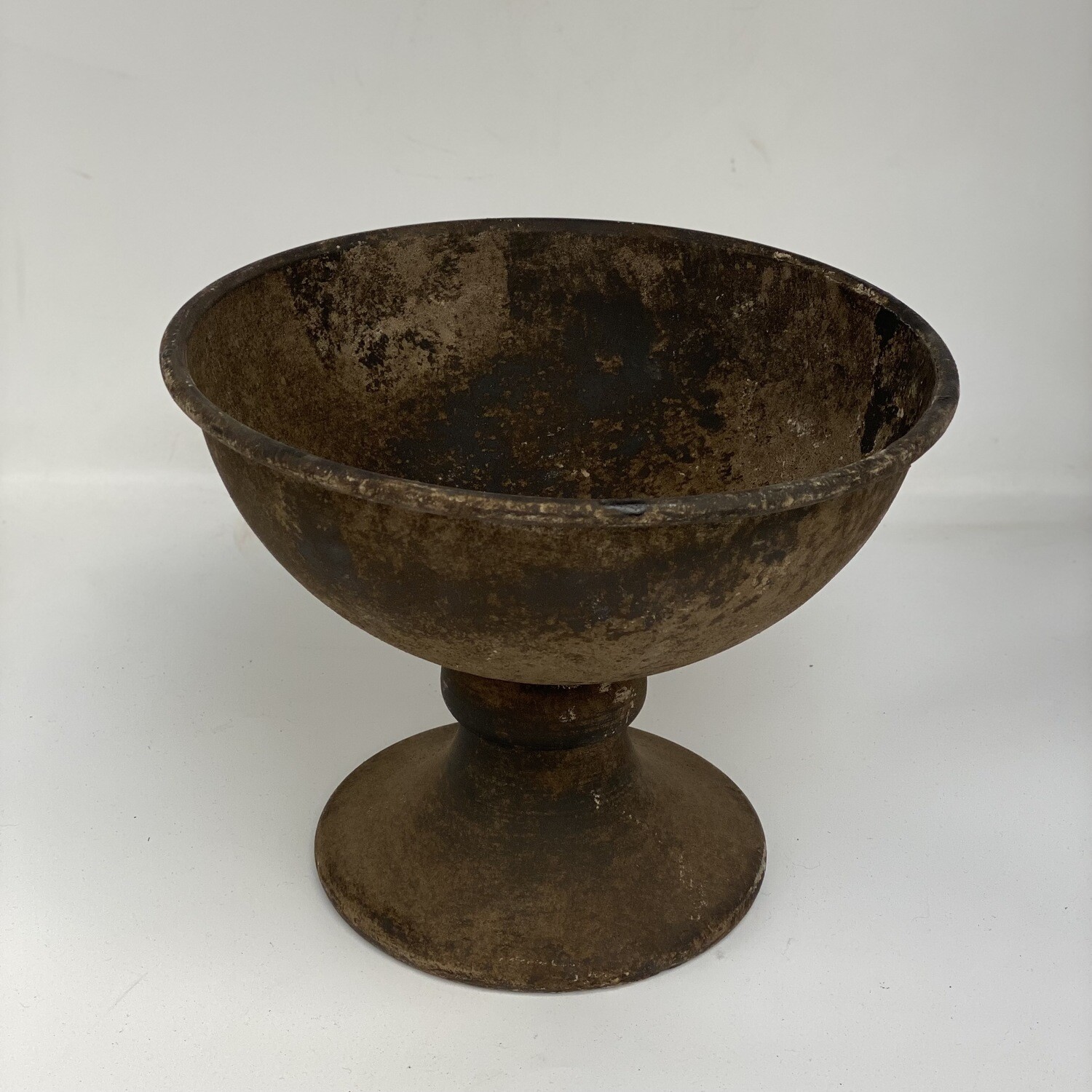 Footed Urn Brown Large