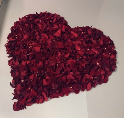 Rosenblätter Katafalk