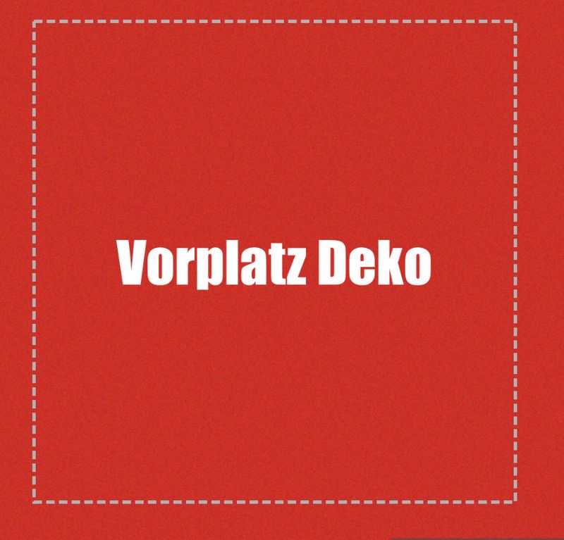 Vorplatz Deko