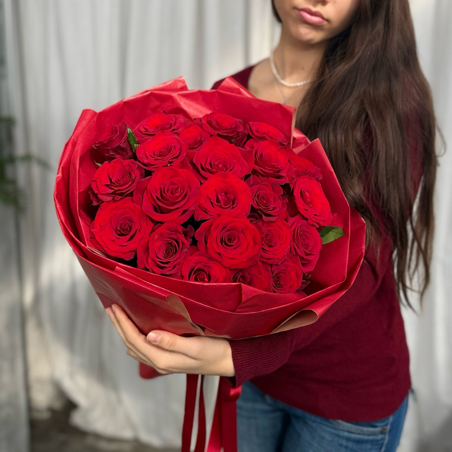 Rosenbouquet rot 