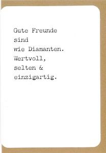 Karte Freunde