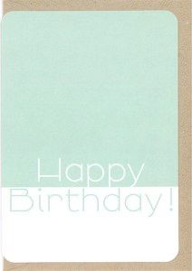 Karte Happy Birthday