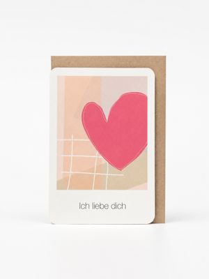 Karte Ich liebe Dich 