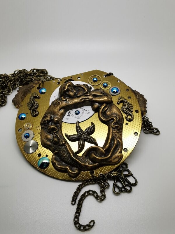 Collier sirènes  steampunk