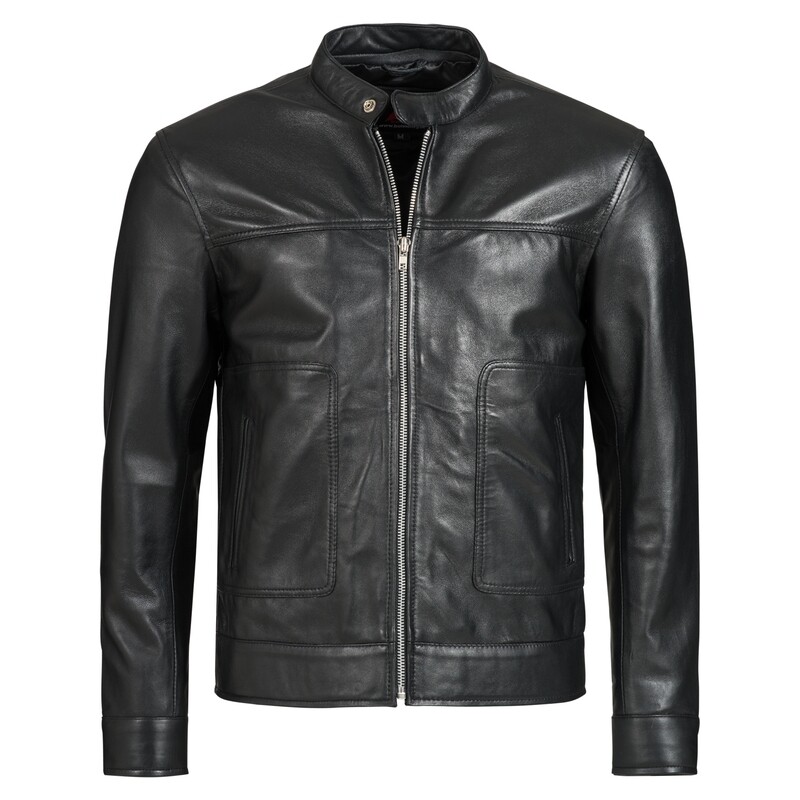 Bohmberg men's leather jacket SALUS made of soft, premium quality sheep leather