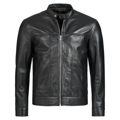Bohmberg men&#39;s leather jacket SALUS made of soft, premium quality sheep leather