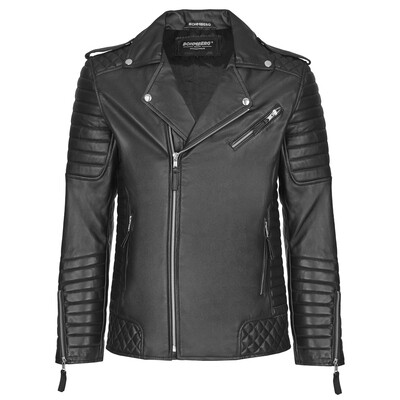Bohmberg men's leather jacket VIRTUS made of soft goat nappa leather in premium quality