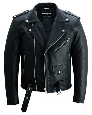 &quot;THE CLASSIC&quot; Bohmberg Biker Jacket made of Cowhide