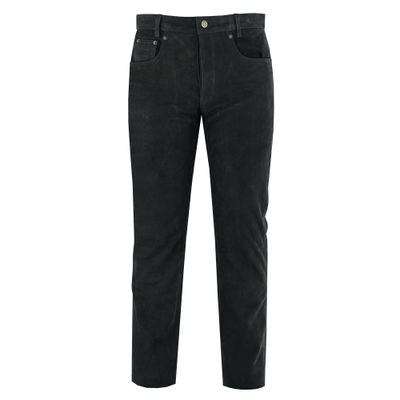 Bohmberg® Premium men&#39;s leather jeans made of genuine nubuck leather