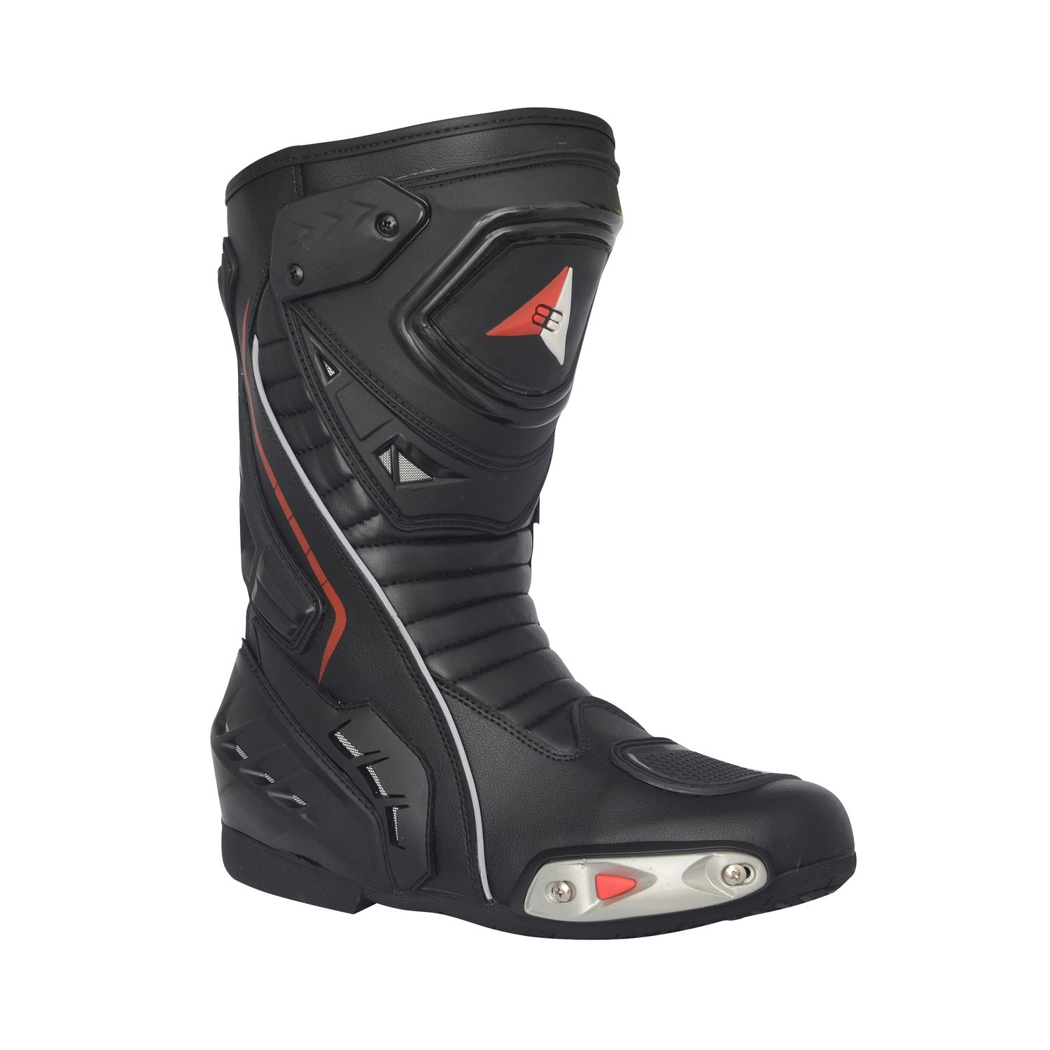 Bohmberg® PRETORIAN Motorcycle Boots made of sturdy Leather with attached Hard Shell Protectors