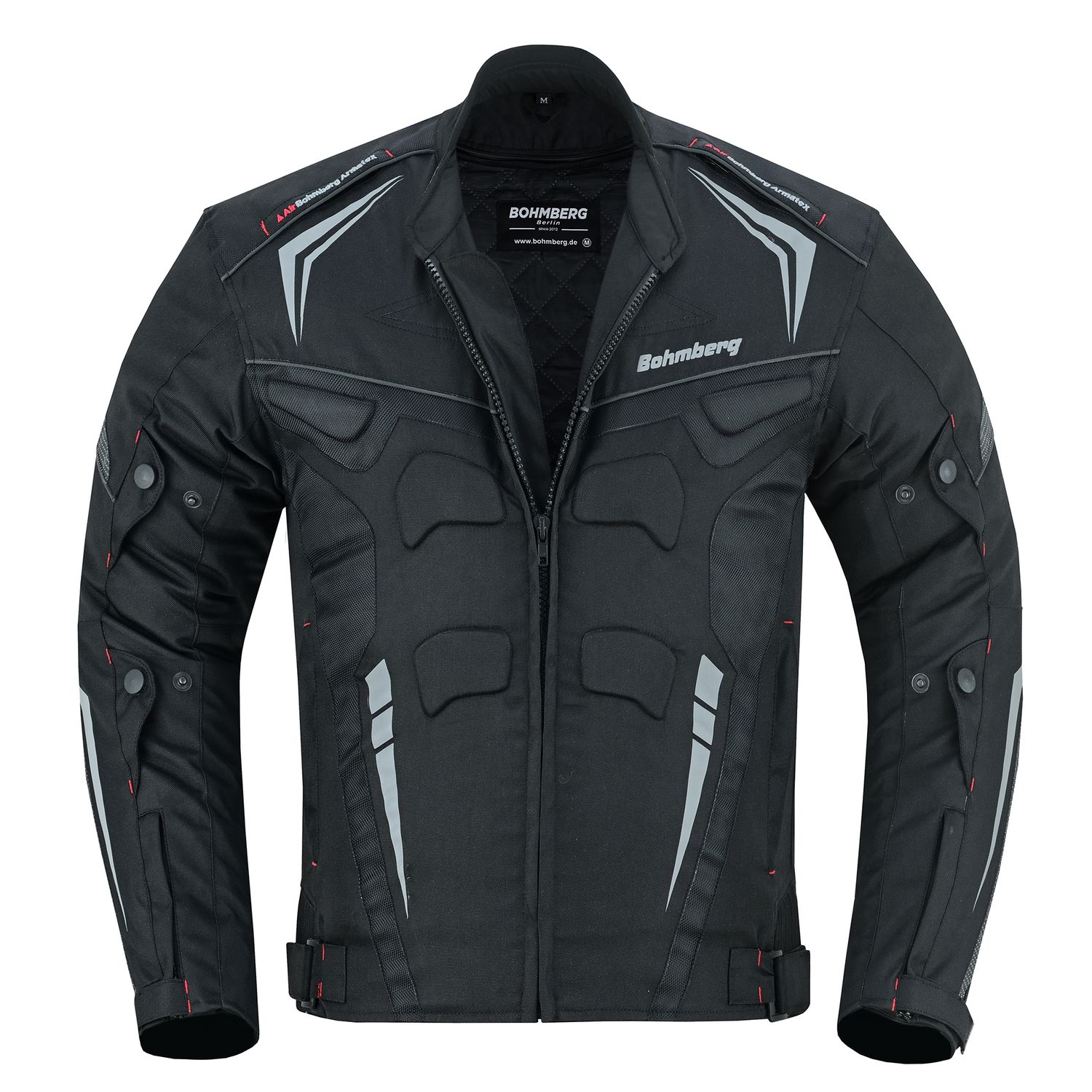 Chaqueta de moto Bohmberg Armatex para hombre con protecciones CE y clima variable