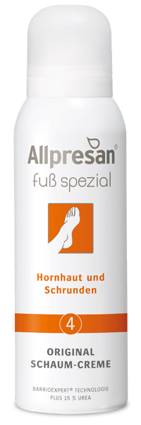 Allpresan Fuß spezial 4 Original Schaum-Creme Hornhaut und Schrunden, 125 ml Allpresan Fuß spezial 4 Original Schaum-Creme Hornhaut und Schrunden, 125 ml