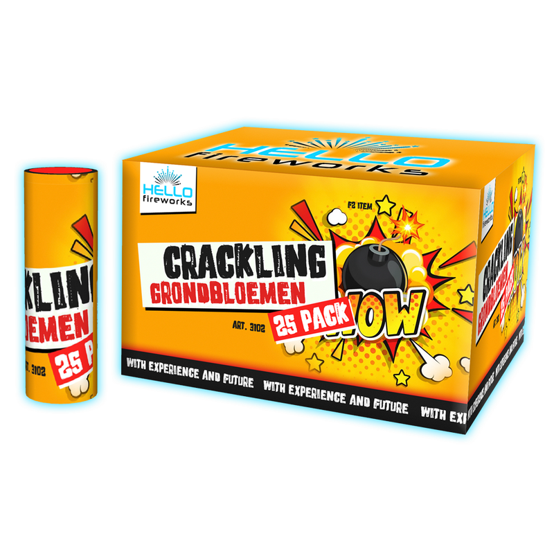 Grondbloemen met Crackling Grondbloemen met Crackling