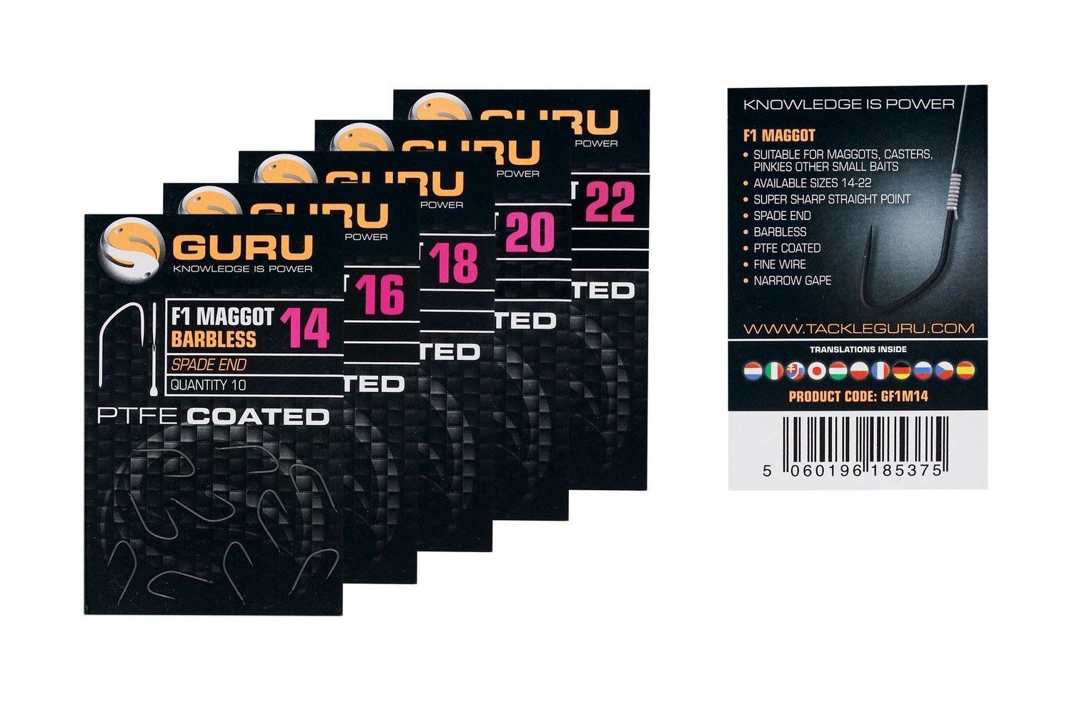 F1 Maggot Hook (Barbless / Spade End