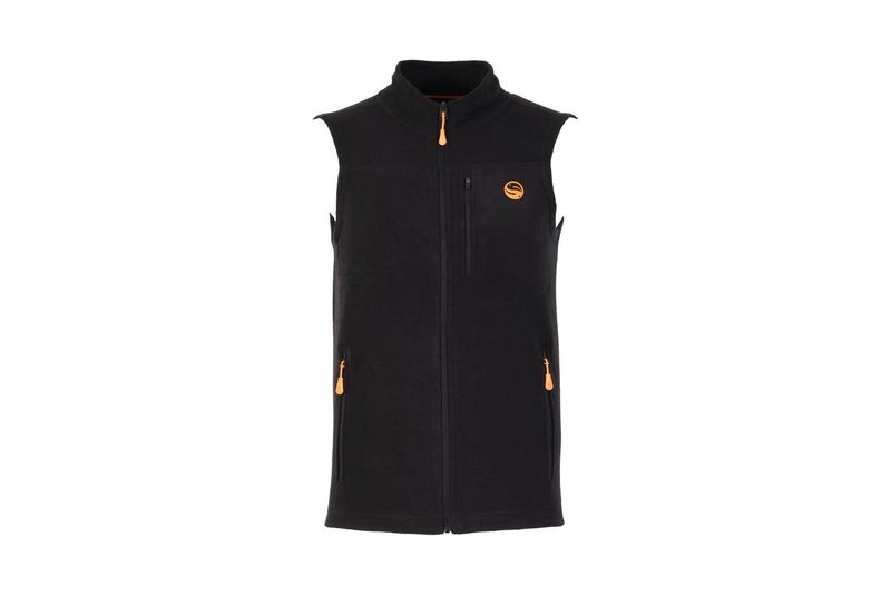 Fleece Gilet Black