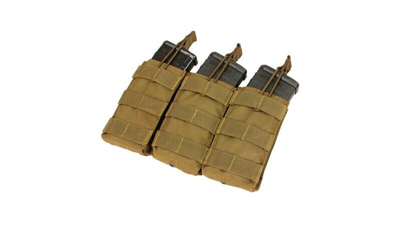 CONDOR TRIPLE OPEN TOP MAG POUCH CONDOR TRIPLE OPEN TOP MAG POUCH