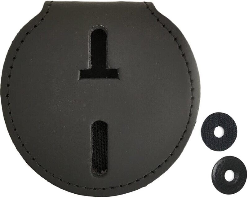 PERFECT FIT LARGE ROUND BELT CLIP BADGE HOLDER
