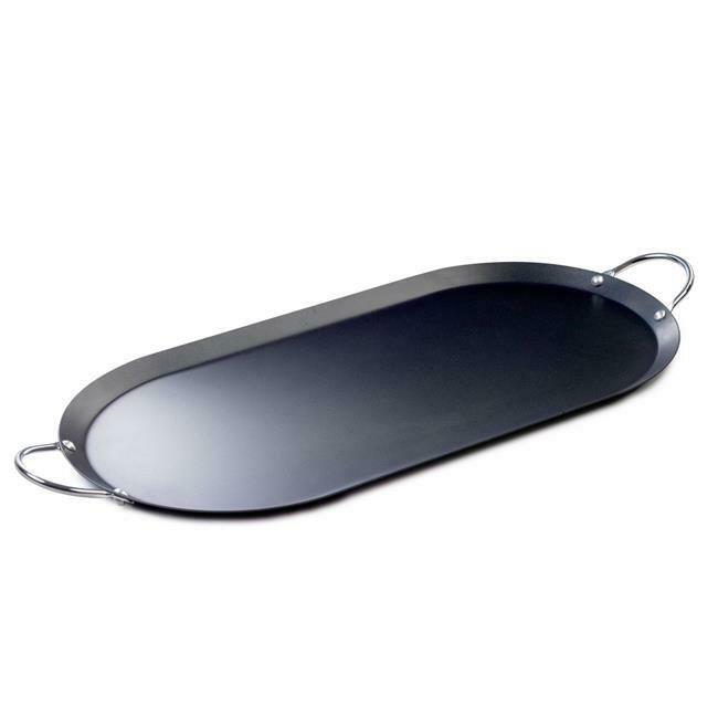 17 inch Oval Shaped Carbon Steel Comal - IMUSA