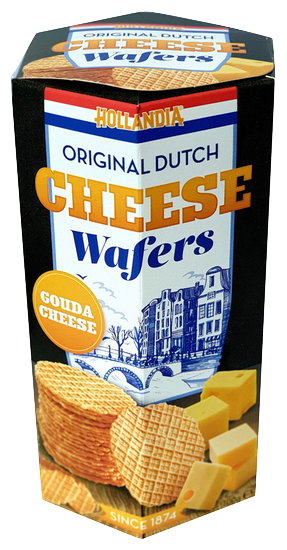 Crispy Wafers with Gouda Cheese