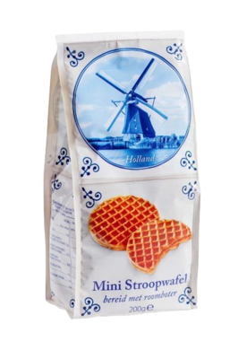 Mini Stroopwafels Delft blue