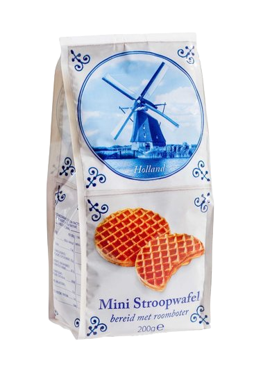 Mini Stroopwafels Delft blue