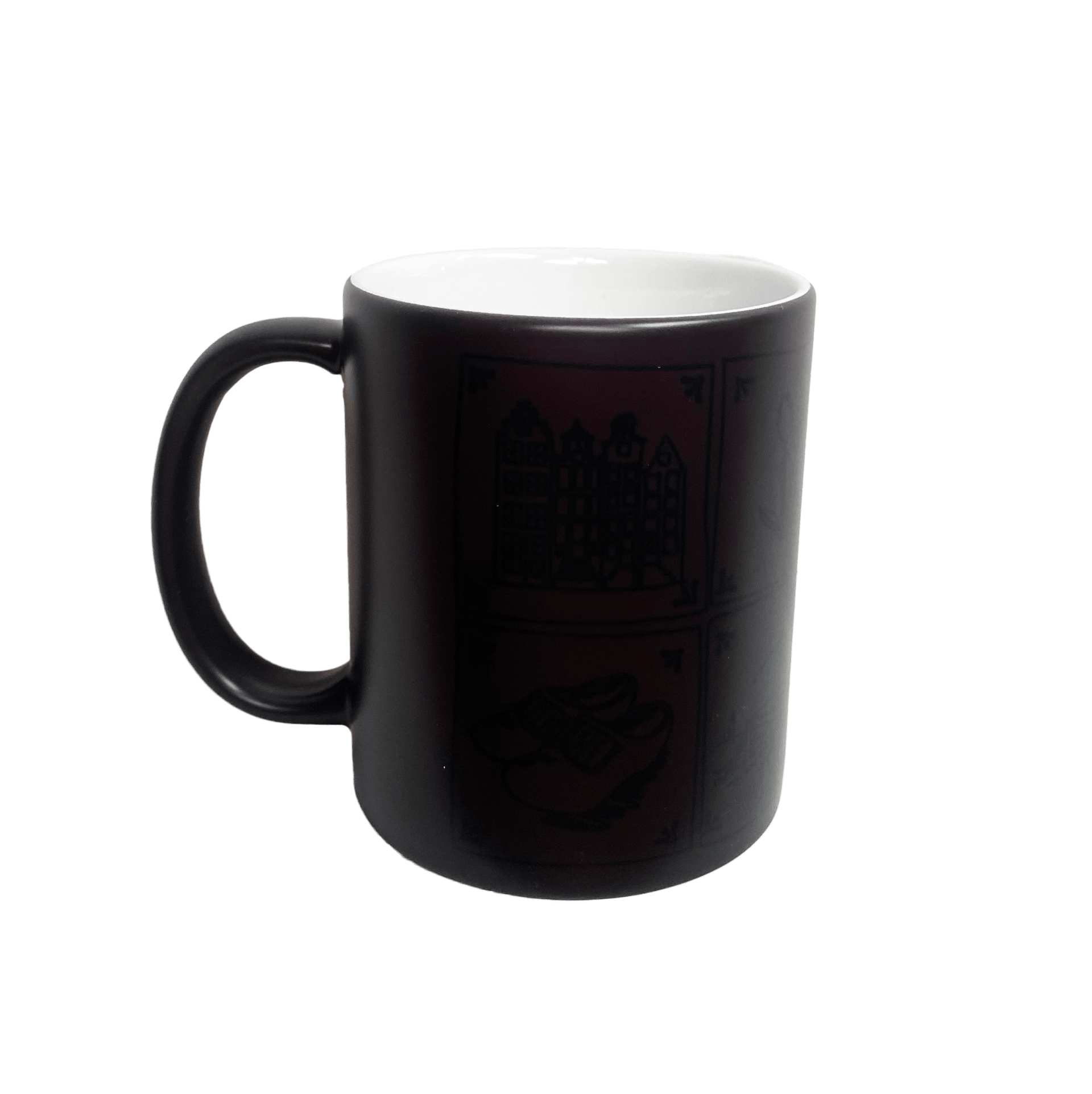 Magic Mug black/Delft blue