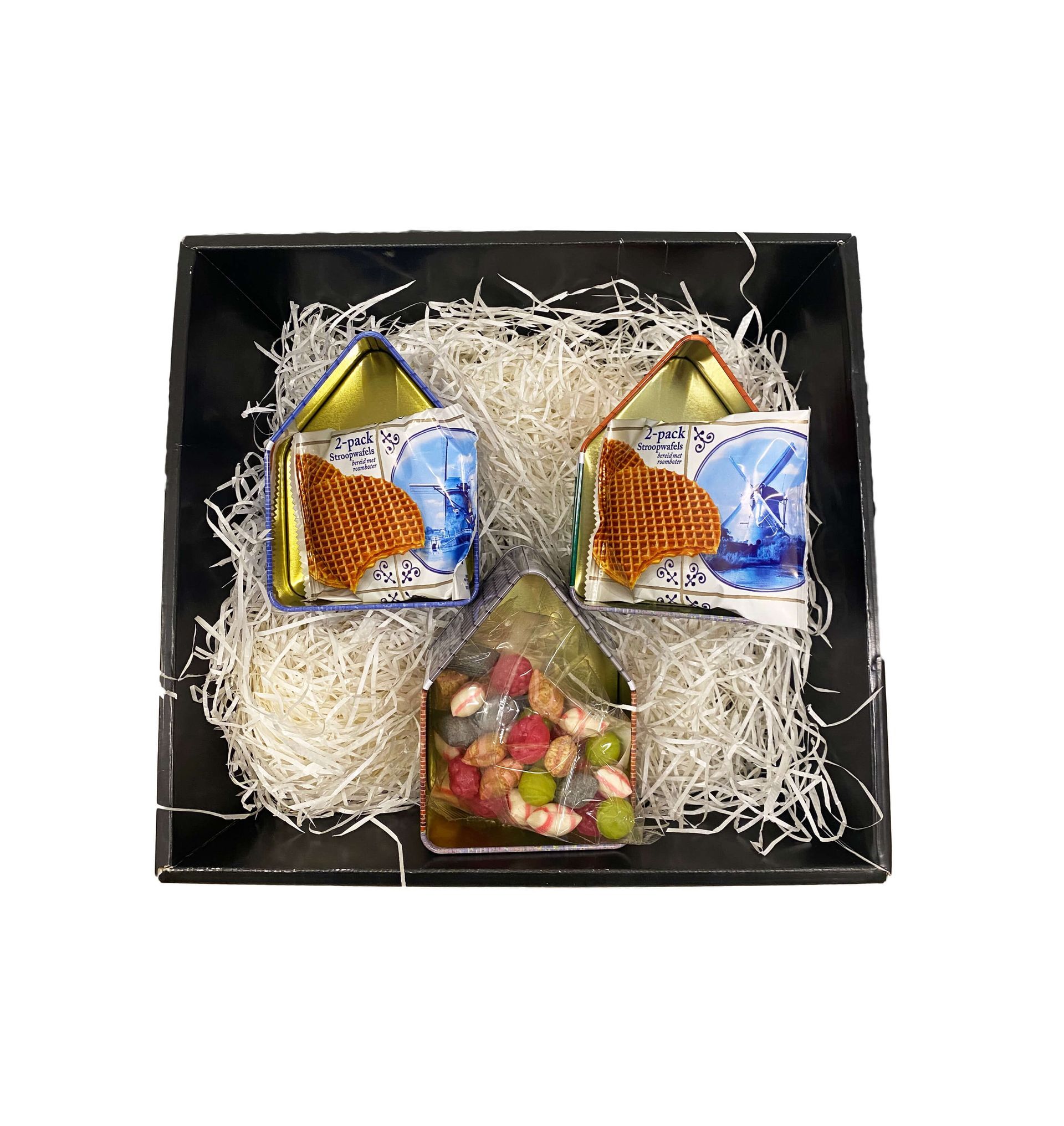Dutch tin houses gift set