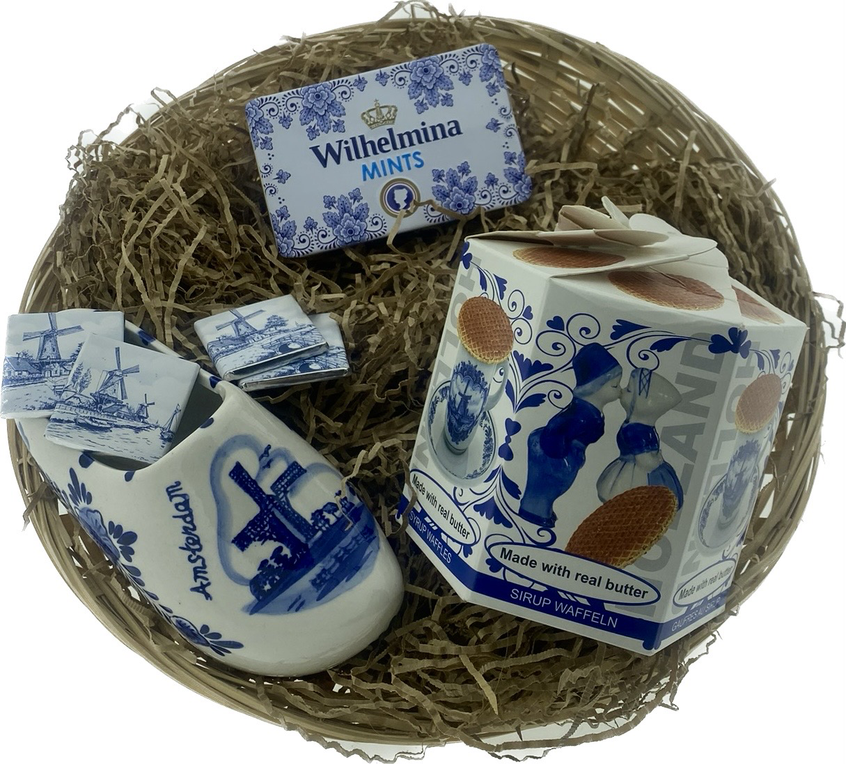 Basket With Dutch Sweets
