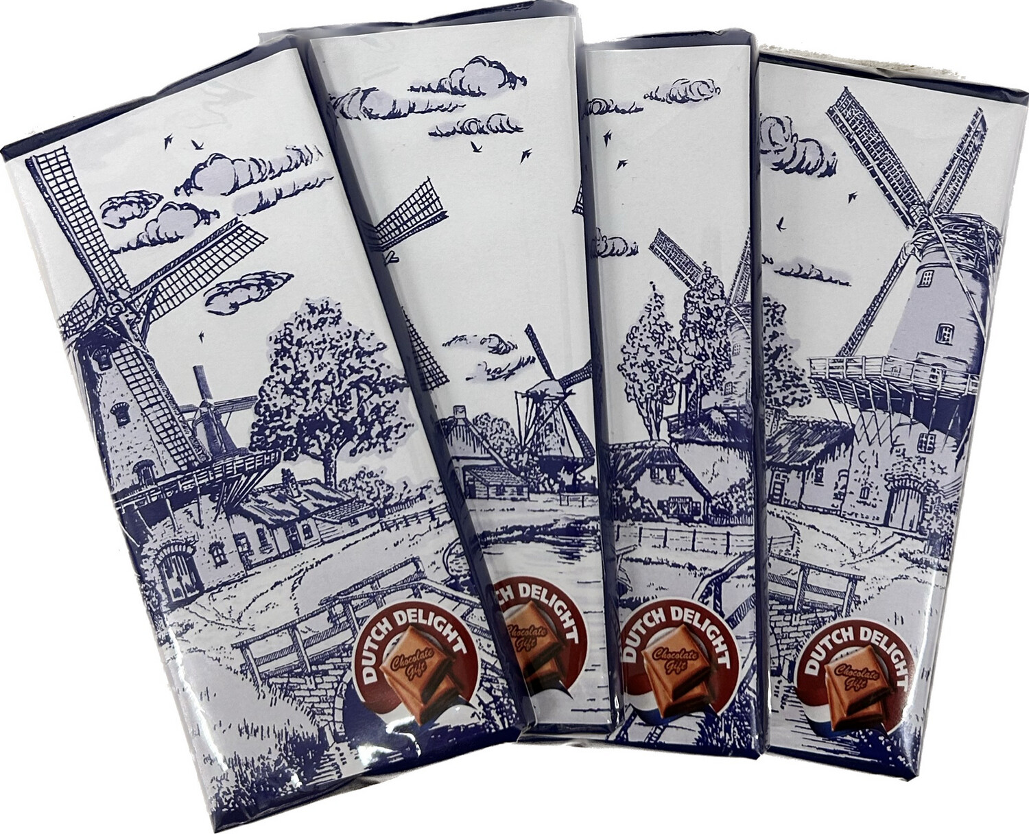 Delft Blue Milk Chocolate Set