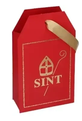 Sinterklaas Red Gift Bag - Small